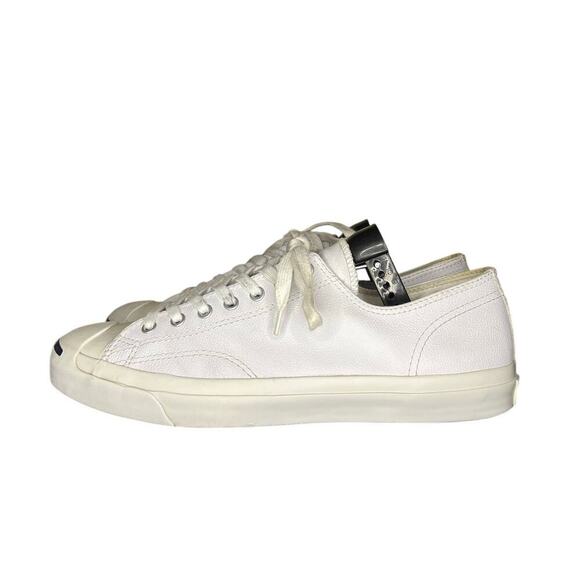 ***SOLD*** Mens Converse Jack Purcell Leather Ox Vintage Sneakers Size 11 White - Picture 1 of 6
